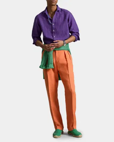 Polo Ralph Lauren Linen Button-Front Shirt | Thumbnail 2 Polo Ralph Lauren Linen Button-Front Shirt | Thumbnail 2