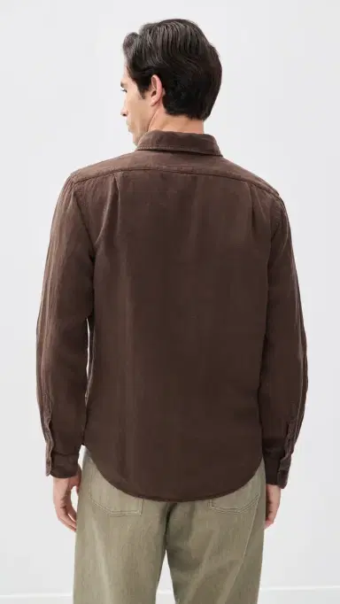 Polo Ralph Lauren Linen Button Down Shirt Nutmeg Brown | Thumbnail 3 Polo Ralph Lauren Linen Button Down Shirt Nutmeg Brown | Thumbnail 3