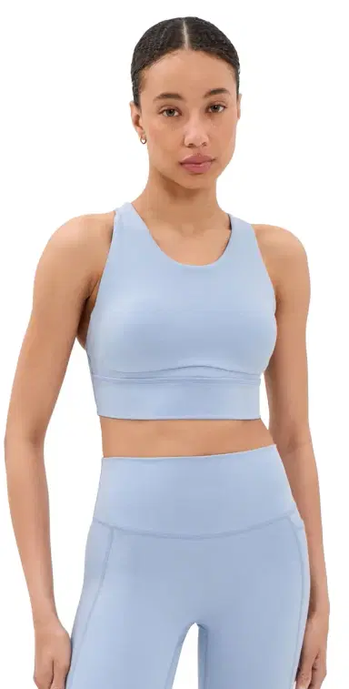 Sweaty Betty Ultimate ove arl Sports Bra Laguna Blue arl | Thumbnail 1 Sweaty Betty Ultimate ove arl Sports Bra Laguna Blue arl | Thumbnail 1