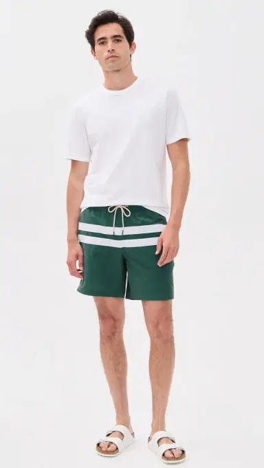 Fair Harbor x Foot Joy Bayberry Swim Trunks 7 Fairway Green S | Thumbnail 5 Fair Harbor x Foot Joy Bayberry Swim Trunks 7 Fairway Green S | Thumbnail 5