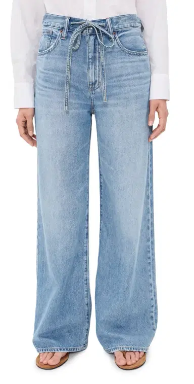 Madewell The Ultimate Wide-Leg Jean in Airy Denim in Raebrook Wash Raebrook Wash | Thumbnail 1 Madewell The Ultimate Wide-Leg Jean in Airy Denim in Raebrook Wash Raebrook Wash | Thumbnail 1