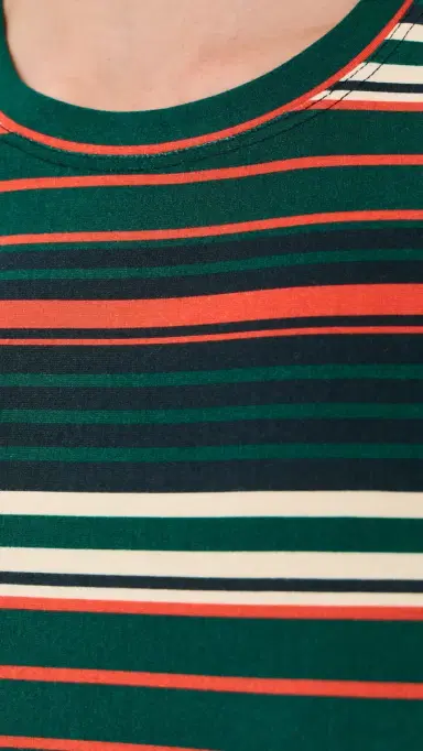 Proenza Schouler White Label Noelle Dress in Striped Jersey Spruce ulti | Thumbnail 6 Proenza Schouler White Label Noelle Dress in Striped Jersey Spruce ulti | Thumbnail 6