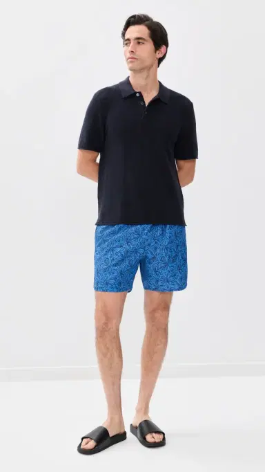 Fair Harbor The Anchor Swim Trunks 6 Azure Painted eaves | Thumbnail 5 Fair Harbor The Anchor Swim Trunks 6 Azure Painted eaves | Thumbnail 5