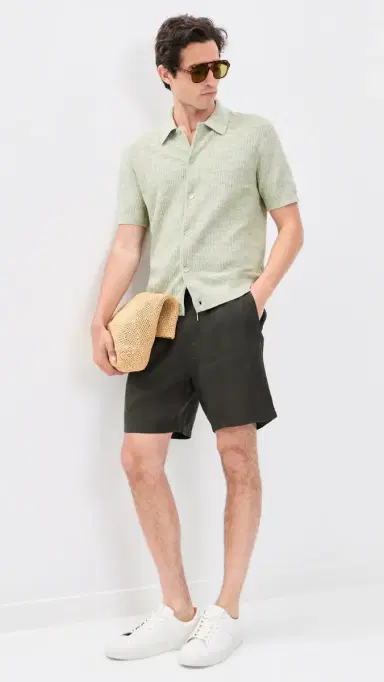 NN07 Nolan Button Down Polo Sweater age Moulin | Thumbnail 5 NN07 Nolan Button Down Polo Sweater age Moulin | Thumbnail 5