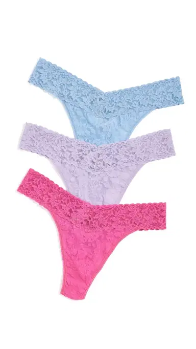 Hanky Panky Original Rise Thong 3 Pack Pclc One Size | Thumbnail 5 Hanky Panky Original Rise Thong 3 Pack Pclc One Size | Thumbnail 5