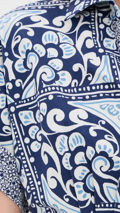 Cara Cara Nash Mini Dress Hart Tile Navy | Thumbnail 6 Cara Cara Nash Mini Dress Hart Tile Navy | Thumbnail 6