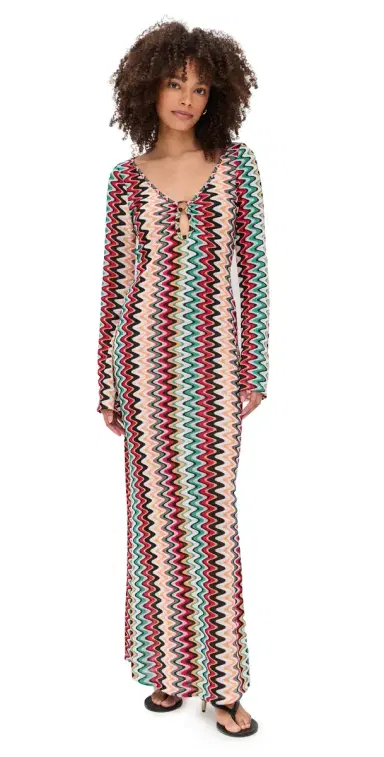 Seven Wonders Emerie Scoop Neck Maxi Dress Xyla Wave | Thumbnail 1 Seven Wonders Emerie Scoop Neck Maxi Dress Xyla Wave | Thumbnail 1