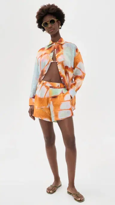 vitamin A The Getaway Coverup Shorts alachite Butterfly | Thumbnail 2 vitamin A The Getaway Coverup Shorts alachite Butterfly | Thumbnail 2
