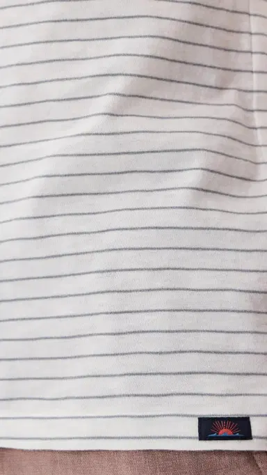 Faherty Sunwashed Tee Cream Flint Stripe | Thumbnail 6 Faherty Sunwashed Tee Cream Flint Stripe | Thumbnail 6
