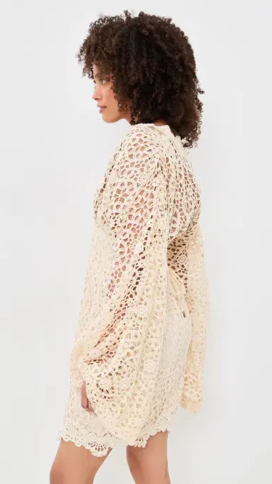 Andrea Iyamah Dani Mini ace Dress | Thumbnail 4 Andrea Iyamah Dani Mini ace Dress | Thumbnail 4