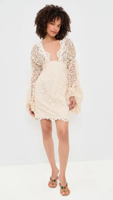 Andrea Iyamah Dani Mini ace Dress | Thumbnail 5 Andrea Iyamah Dani Mini ace Dress | Thumbnail 5