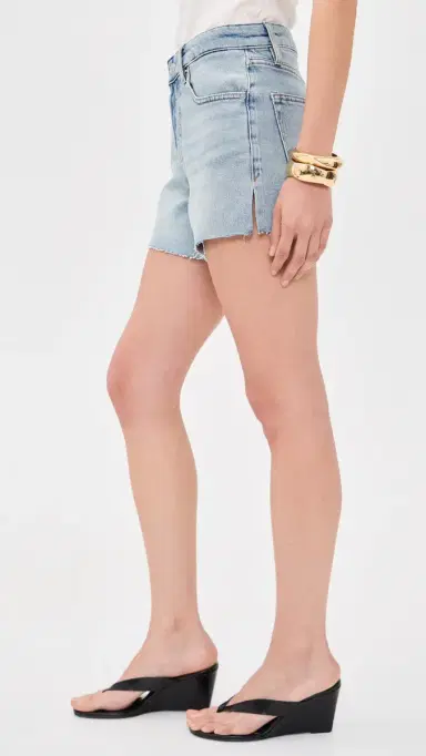 Good American Vintage Mid Shorts Indigo126 | Thumbnail 4 Good American Vintage Mid Shorts Indigo126 | Thumbnail 4