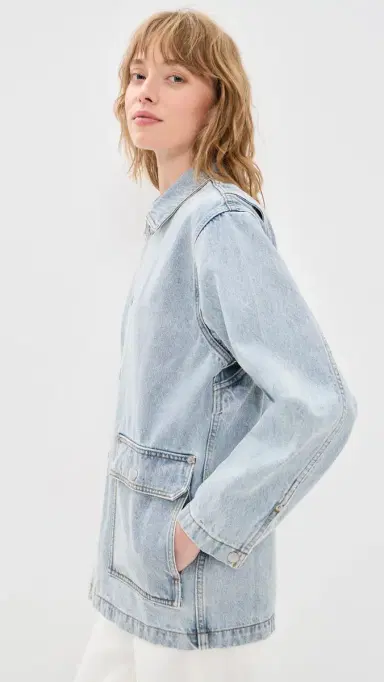 Still Here Barn Jacket Vintage Blue | Thumbnail 4 Still Here Barn Jacket Vintage Blue | Thumbnail 4