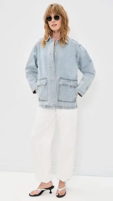 Still Here Barn Jacket Vintage Blue | Thumbnail 5 Still Here Barn Jacket Vintage Blue | Thumbnail 5
