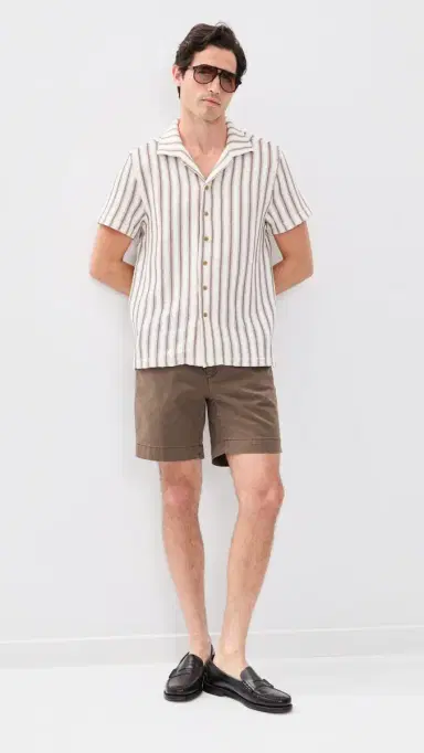 Fair Harbor Waveloom Crochet Shirt Natural | Thumbnail 5 Fair Harbor Waveloom Crochet Shirt Natural | Thumbnail 5