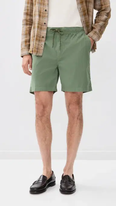 Faherty Essential Drawstring Shorts 6 Desert Olive | Thumbnail 2 Faherty Essential Drawstring Shorts 6 Desert Olive | Thumbnail 2