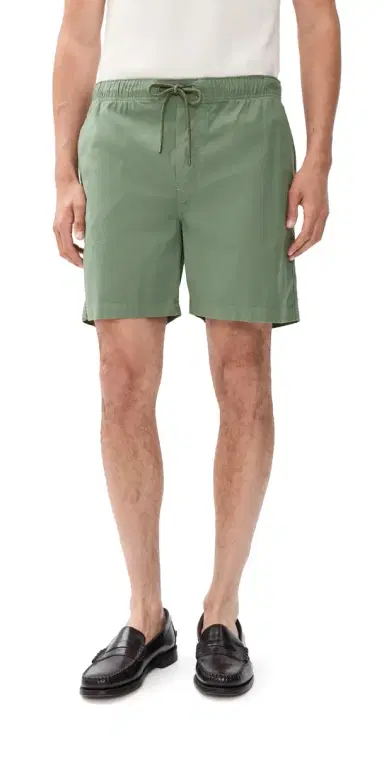 Faherty Essential Drawstring Shorts 6 Desert Olive | Thumbnail 1 Faherty Essential Drawstring Shorts 6 Desert Olive | Thumbnail 1