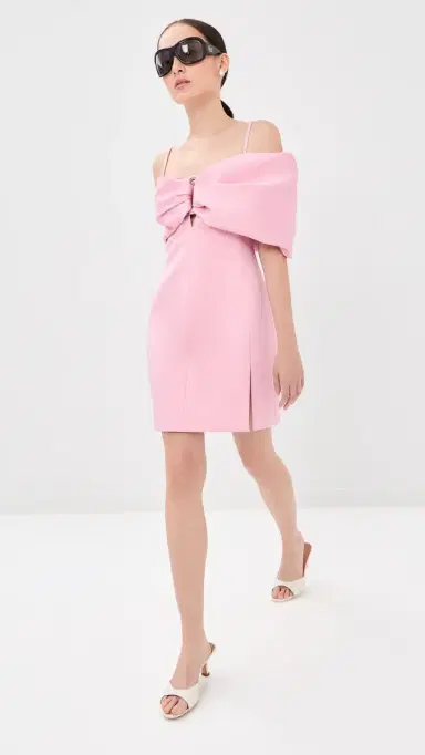 Marc Jacobs Satin Pop J Marc Bow Dress Ribbon Pink | Thumbnail 5 Marc Jacobs Satin Pop J Marc Bow Dress Ribbon Pink | Thumbnail 5