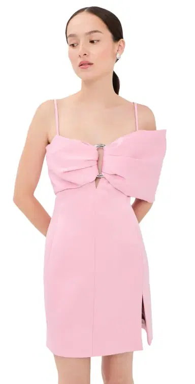 Marc Jacobs Satin Pop J Marc Bow Dress Ribbon Pink | Thumbnail 1 Marc Jacobs Satin Pop J Marc Bow Dress Ribbon Pink | Thumbnail 1