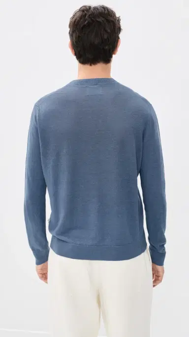 NN07 Ten Linen Sweater tone Blue | Thumbnail 3 NN07 Ten Linen Sweater tone Blue | Thumbnail 3