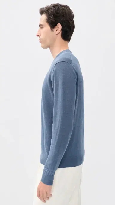 NN07 Ten Linen Sweater tone Blue | Thumbnail 4 NN07 Ten Linen Sweater tone Blue | Thumbnail 4