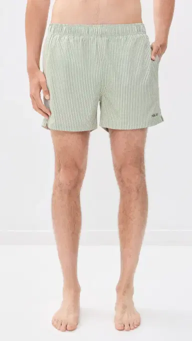 NN07 Holiday Swim Shorts 5 Green Stripe | Thumbnail 2 NN07 Holiday Swim Shorts 5 Green Stripe | Thumbnail 2