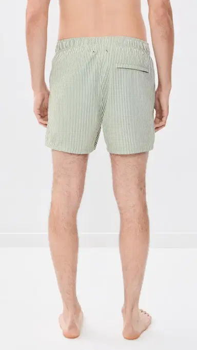 NN07 Holiday wim Shorts 5 Green tripe | Thumbnail 3 NN07 Holiday wim Shorts 5 Green tripe | Thumbnail 3