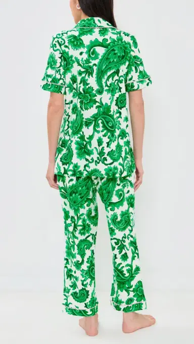 BedHead PJs orrento Verde Cropped Pajamas et orrento Verde | Thumbnail 3 BedHead PJs orrento Verde Cropped Pajamas et orrento Verde | Thumbnail 3