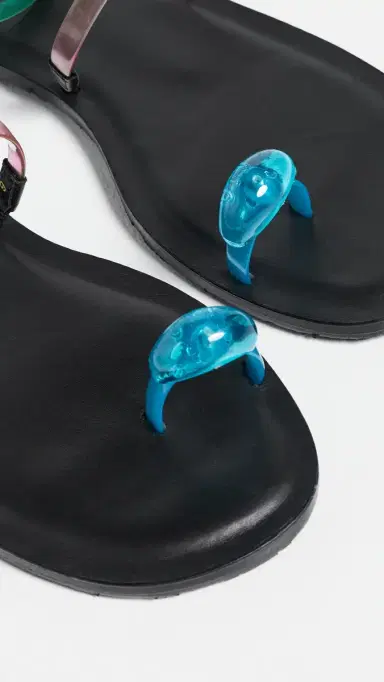 Larroudé Biarritz Jelly Sandals Blue | Thumbnail 6 Larroudé Biarritz Jelly Sandals Blue | Thumbnail 6