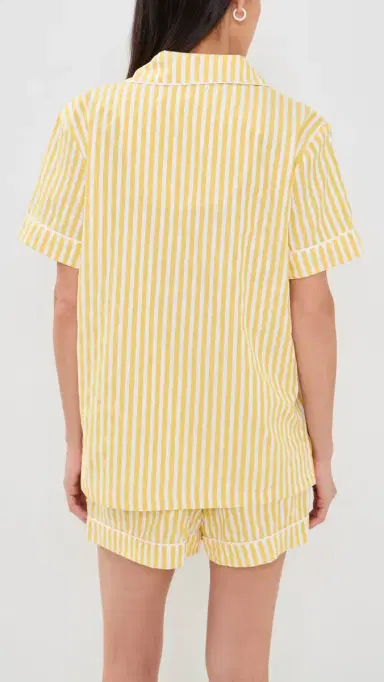 BedHead PJs Yellow Stripe Pajama et Yellow 3D Stripe | Thumbnail 3 BedHead PJs Yellow Stripe Pajama et Yellow 3D Stripe | Thumbnail 3