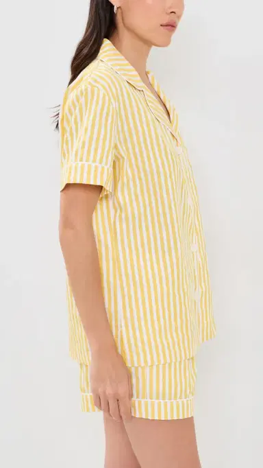 BedHead PJs Yellow Stripe Pajama et Yellow 3D Stripe | Thumbnail 4 BedHead PJs Yellow Stripe Pajama et Yellow 3D Stripe | Thumbnail 4