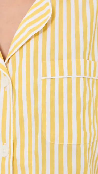 BedHead PJs Yellow Stripe Pajama et Yellow 3D Stripe | Thumbnail 6 BedHead PJs Yellow Stripe Pajama et Yellow 3D Stripe | Thumbnail 6