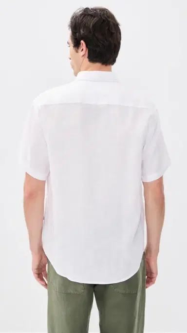 NN07 Deon Linen Shirt White | Thumbnail 3 NN07 Deon Linen Shirt White | Thumbnail 3