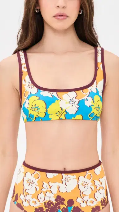ALÉMAIS Splice Scoop Neck Bikini Top Multi | Thumbnail 2 ALÉMAIS Splice Scoop Neck Bikini Top Multi | Thumbnail 2