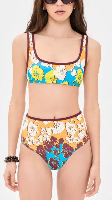 ALÉMAIS Splice Scoop Neck Bikini Top Multi | Thumbnail 5 ALÉMAIS Splice Scoop Neck Bikini Top Multi | Thumbnail 5