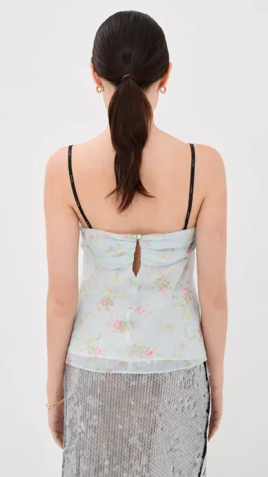 Marc Jacobs Blurred Floral Bow Top Blue ist ulti | Thumbnail 3 Marc Jacobs Blurred Floral Bow Top Blue ist ulti | Thumbnail 3