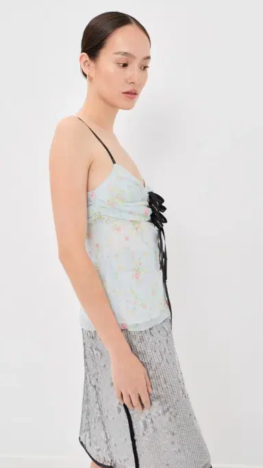 Marc Jacobs Blurred Floral Bow Top Blue ist ulti | Thumbnail 4 Marc Jacobs Blurred Floral Bow Top Blue ist ulti | Thumbnail 4