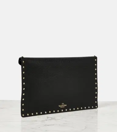 Valentino Garavani Rockstud leather clutch | Thumbnail 4 Valentino Garavani Rockstud leather clutch | Thumbnail 4