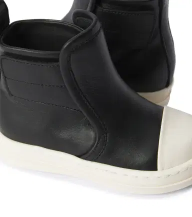 Rick Owens Kids Baby Beatle leather sneakers | Thumbnail 2 Rick Owens Kids Baby Beatle leather sneakers | Thumbnail 2