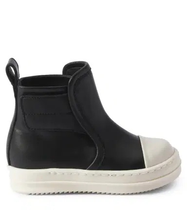 Rick Owens Kids Baby Beatle leather sneakers | Thumbnail 5 Rick Owens Kids Baby Beatle leather sneakers | Thumbnail 5