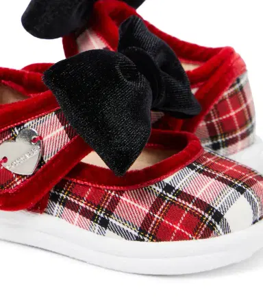 Monnalisa Baby bow-detail tartan booties | Thumbnail 5 Monnalisa Baby bow-detail tartan booties | Thumbnail 5