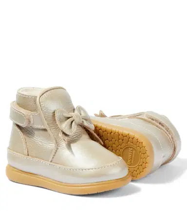 DONSJE Baby Cemilla metallic leather booties | Thumbnail 2 DONSJE Baby Cemilla metallic leather booties | Thumbnail 2