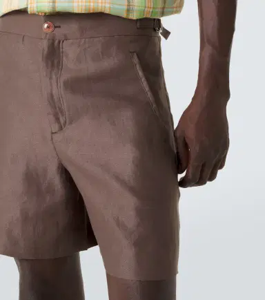 God’s True Cashmere Linen shorts with sunstone | Thumbnail 4 God’s True Cashmere Linen shorts with sunstone | Thumbnail 4