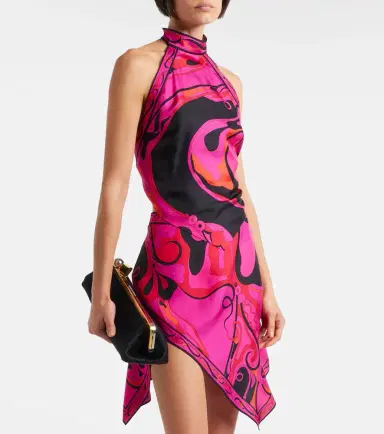 PUCCI Orchidee halterneck silk twill top | Thumbnail 2 PUCCI Orchidee halterneck silk twill top | Thumbnail 2