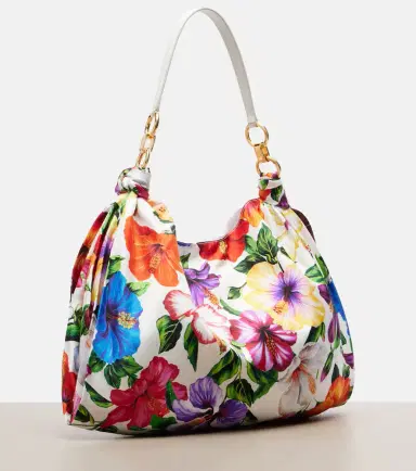 Dolce & Gabbana Medium floral satin shoulder bag | Thumbnail 2 Dolce & Gabbana Medium floral satin shoulder bag | Thumbnail 2