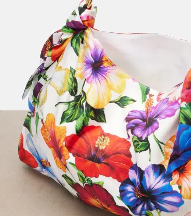 Dolce & Gabbana Medium floral satin shoulder bag | Thumbnail 3 Dolce & Gabbana Medium floral satin shoulder bag | Thumbnail 3