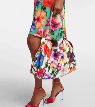 Dolce & Gabbana Medium floral satin shoulder bag | Thumbnail 5 Dolce & Gabbana Medium floral satin shoulder bag | Thumbnail 5