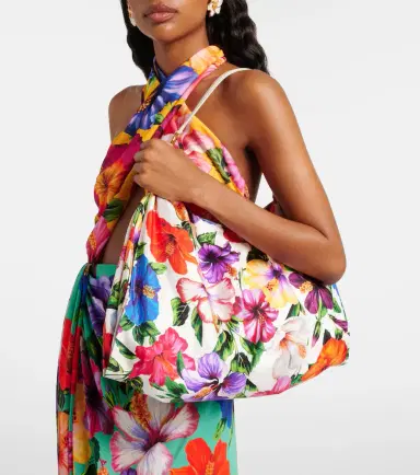 Dolce & Gabbana Medium floral satin shoulder bag | Thumbnail 6 Dolce & Gabbana Medium floral satin shoulder bag | Thumbnail 6