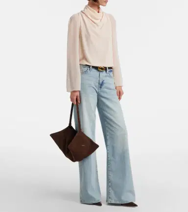 Altuzarra Origami Medium suede shoulder bag | Thumbnail 5 Altuzarra Origami Medium suede shoulder bag | Thumbnail 5