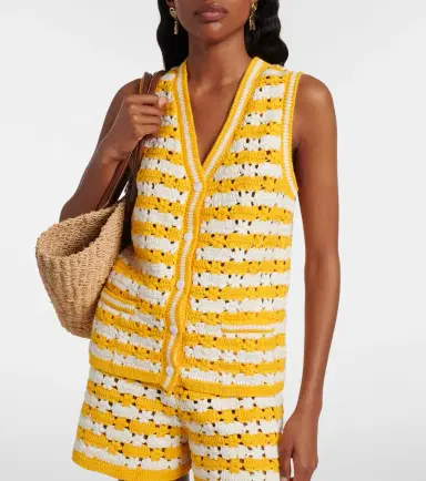 The Upside Goldie Watson cotton crochet vest | Thumbnail 2 The Upside Goldie Watson cotton crochet vest | Thumbnail 2